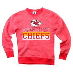 Kansas City Chiefs Wes & Willy Youth Reversible Fleece Pullover Sweatshirt Red - NFL