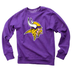 Minnesota Vikings Wes & Willy Youth Reversible Fleece Pullover Sweatshirt Purple - NFL