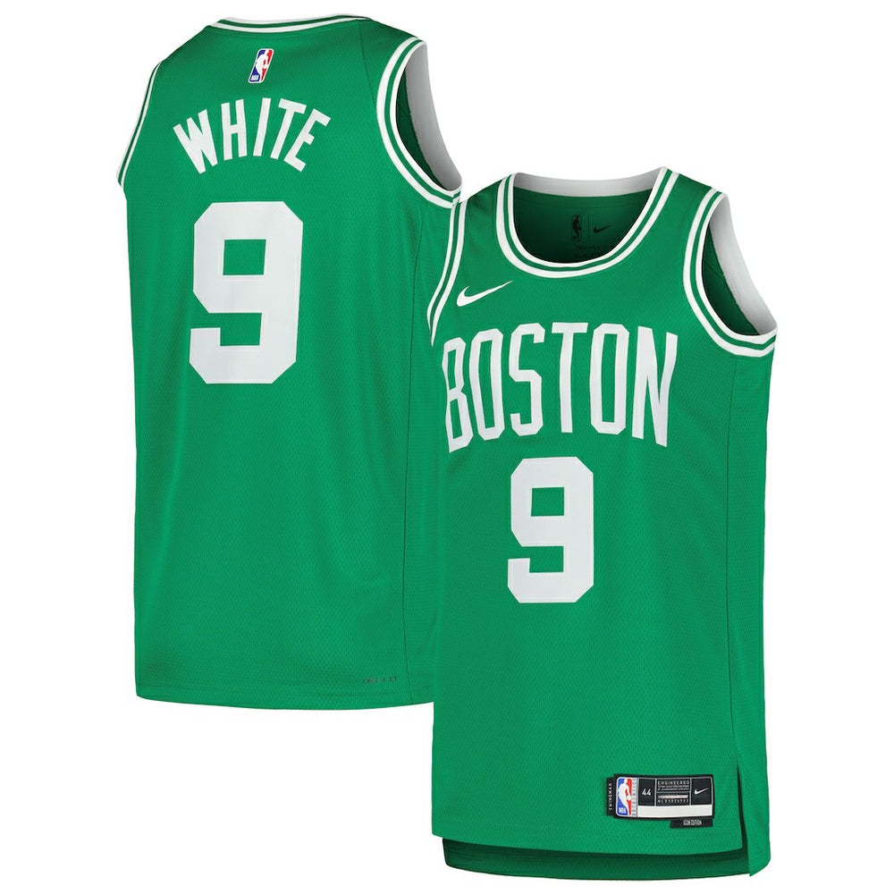 Nike - Derrick White Boston Celtics Unisex Swingman Jersey - Icon Edition - Kelly Green