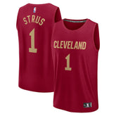 Fanatics - Max Strus Cleveland Cavaliers Fast Break Player Jersey - Icon Editi- Wine