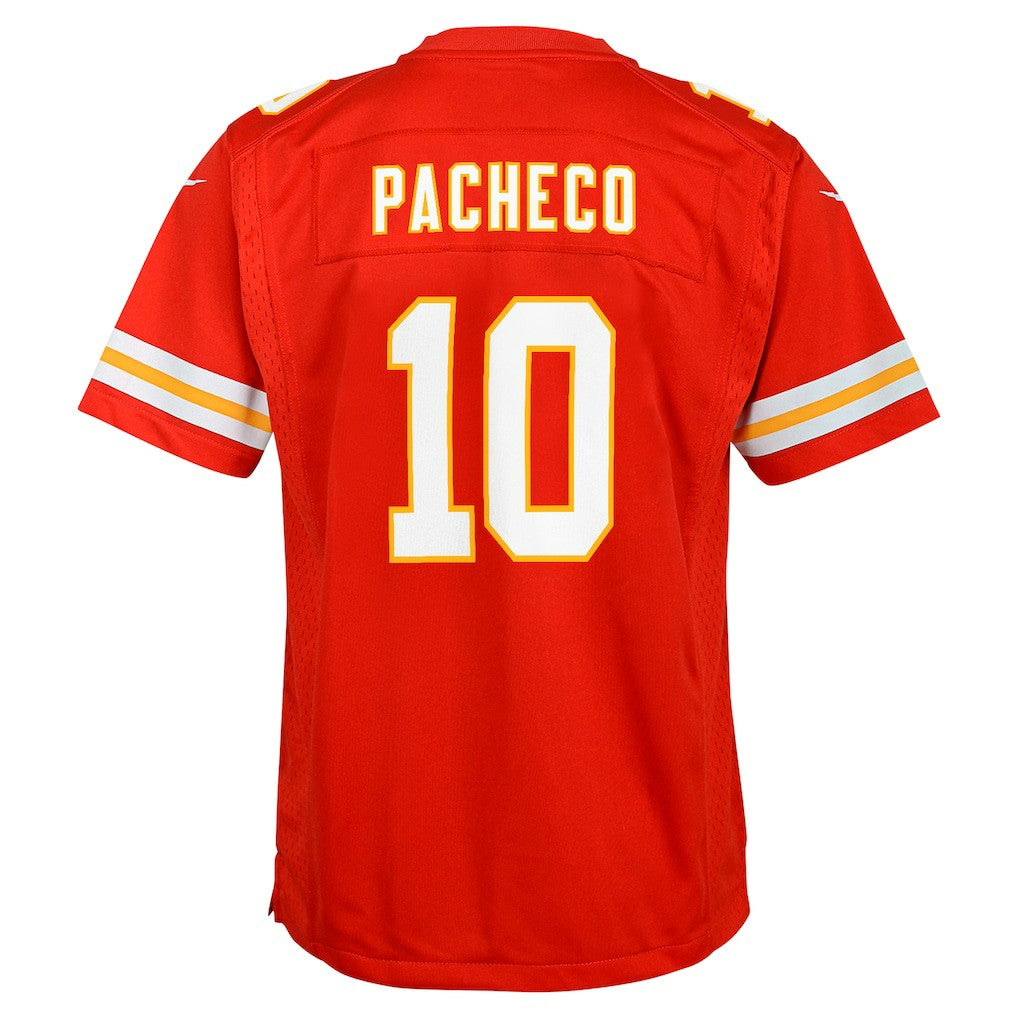 Isiah Pacheco Kansas City Chiefs Youth Game Jersey - Red | NFL Jerseys
