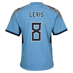Will Levis Tennessee Titans Youth Game Jersey Light Blue - Nike