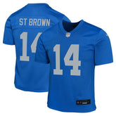 Amon-Ra St. Brown Detroit Lions Youth Game Jersey Blue - Nike