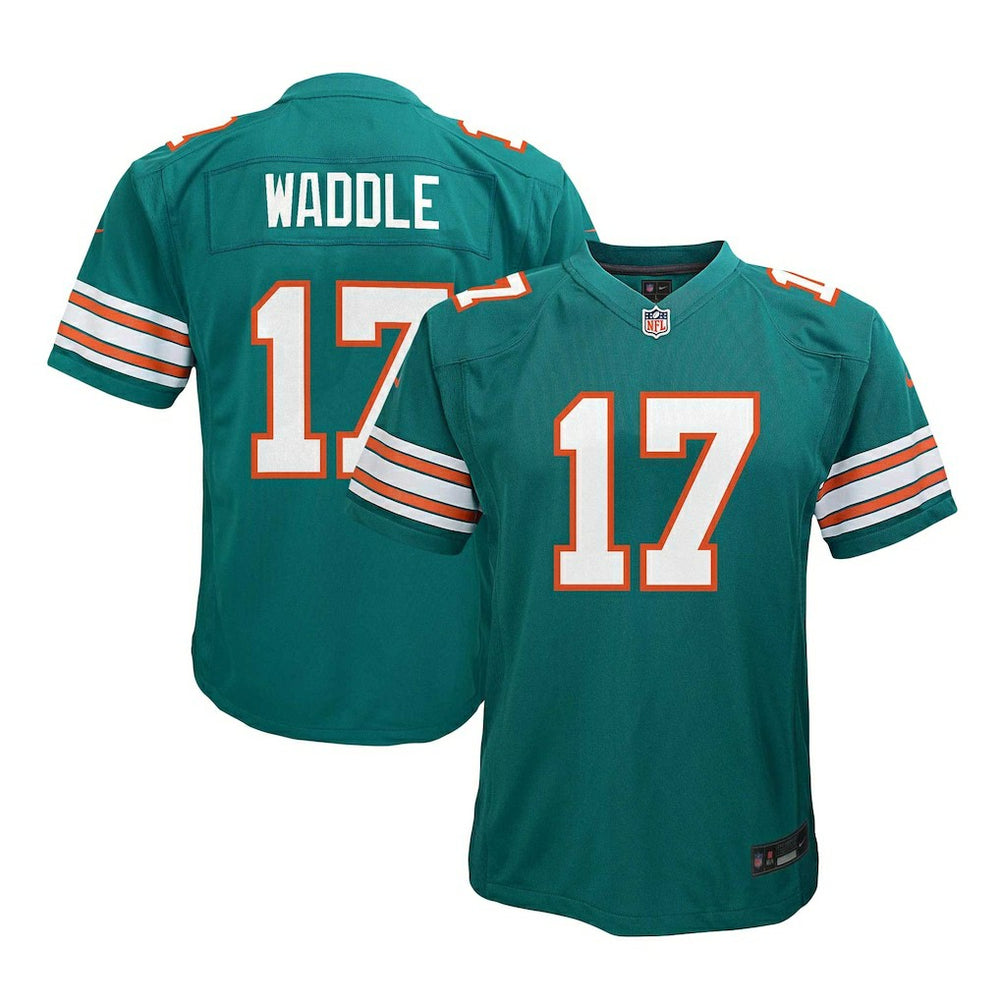 Jaylen Waddle Miami Dolphins Youth Game Jersey Aqua - Nike