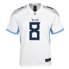 Will Levis Tennessee Titans Youth Game Jersey White - Nike