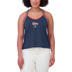 Atlanta Braves WEAR by Erin Andrews Women's Cross Strap Tank Top Near Me