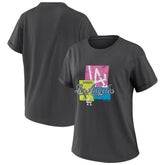 Los Angeles Dodgers WEAR by Erin Andrews Women's Domestic Box Color Boyfriend T-Shirt Lifestyle