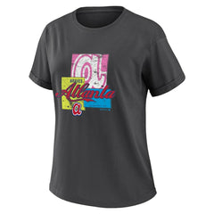 Atlanta Braves WEAR by Erin Andrews Women's Domestic Box Color Boyfriend T-Shirt Near Me
