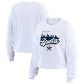 Houston Astros WEAR by Erin Andrews Women's Domestic Postcard Long Sleeve T-Shirt Lifestyle
