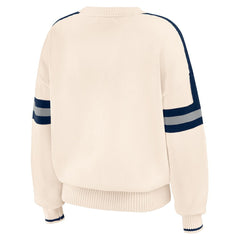 New York Yankees WEAR by Erin Andrews Women's Stripe Pullover Sweater On Sale