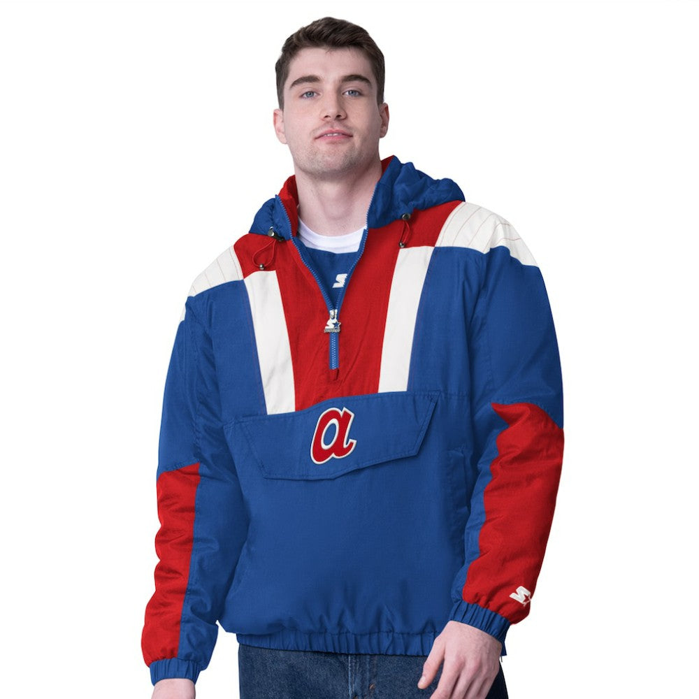 Atlanta Braves Starter Cooperstown Collection Charger Half-Zip Jacket discount