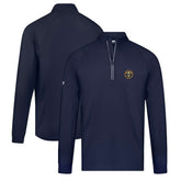 NBA - Denver Nuggets Levelwear Theory Insignia Core Quarter-Zip Pullover Top - Navy