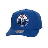 Edmonton Oilers - Mitchell & Ness Core Team Ground Pro Adjustable Hat Navy