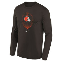 Cleveland Browns Preschool Legend Icon Long Sleeve T-Shirt Brown - Nike