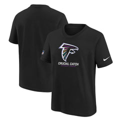 Atlanta Falcons Youth 2024 NFL Crucial Catch T-Shirt Black - Nike
