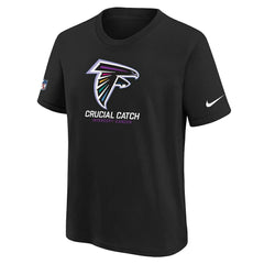 Atlanta Falcons Youth 2024 NFL Crucial Catch T-Shirt Black - Nike