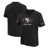 San Francisco 49ers Youth 2024 NFL Crucial Catch T-Shirt Black - Nike