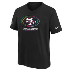 San Francisco 49ers Youth 2024 NFL Crucial Catch T-Shirt Black - Nike