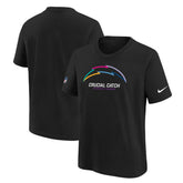 Los Angeles Chargers Youth 2024 NFL Crucial Catch T-Shirt Black - Nike