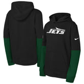 New York Jets Youth Club Pullover Hoodie Black - Nike