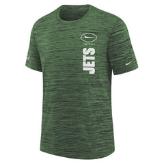 New York Jets Youth Sideline Velocity Performance T-Shirt Green - Nike