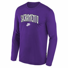 Nike - Sacramento Kings Youth Hardwood Classics Long Sleeve T-Shirt - Purple