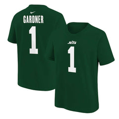 Ahmad Sauce Gardner New York Jets Youth Player Name & Number T-Shirt Green - Nike