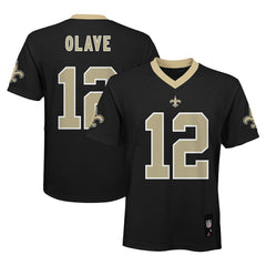 Chris Olave New Orleans Saints Youth Replica Player Jersey Black - NFL
