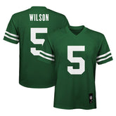 Garrett Wilson New York Jets Youth Replica Player Jersey Legacy Green - NFL