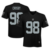 Maxx Crosby Las Vegas Raiders Youth Replica Player Jersey Black - NFL