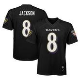 Lamar Jackson Baltimore Ravens Preschool Replica Player Jersey Black - NFL