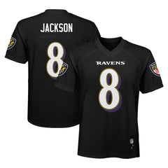 Lamar Jackson Baltimore Ravens Preschool Replica Player Jersey Black - NFL