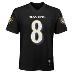 Lamar Jackson Baltimore Ravens Preschool Replica Player Jersey Black - NFL