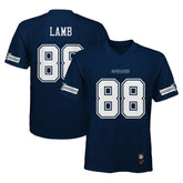 CeeDee Lamb Dallas Cowboys Youth Replica Player Jersey Navy - NFL