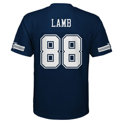 CeeDee Lamb Dallas Cowboys Youth Replica Player Jersey Navy - NFL
