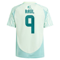 Adidas Raul Jimenez Mexico National Team Youth 2024 Away Replica Player Jerseys - Green