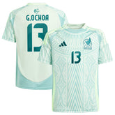 Adidas Guillermo Ochoa Mexico National Team Youth 2024 Away Replica Player Jerseys - Green