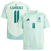 Adidas Santiago Giménez Mexico National Team Youth 2024 Away Replica Player Jerseys - Green