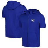 Milwaukee Brewers Levelwear Recruit Short Sleeve Full-Zip Hoodie On Sale