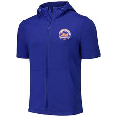 New York Mets Levelwear Recruit Short Sleeve Full-Zip Hoodie Sale