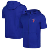 Philadelphia Phillies Levelwear Recruit Short Sleeve Full-Zip Hoodie Lifestyle