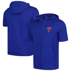 Philadelphia Phillies Levelwear Recruit Short Sleeve Full-Zip Hoodie Lifestyle