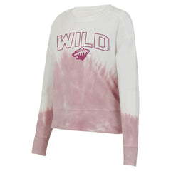 Minnesota Wild - Concepts Sport Women's Orchard Tie-Dye Long Sleeve Top Pink/White