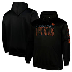Cincinnati Bengals Big & Tall Fleece Pullover Hoodie Black - Fanatics