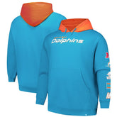 Miami Dolphins Big & Tall Patched Out Pullover Hoodie Aqua - Fanatics