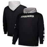 Las Vegas Raiders Big & Tall Patched Out Pullover Hoodie Black - Fanatics
