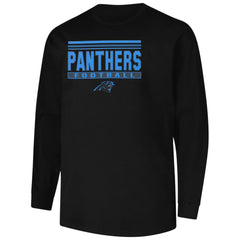 Carolina Panthers Profile Big & Tall Pop Long Sleeve T-Shirt Black - NFL