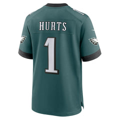 Jalen Hurts Philadelphia Eagles Team Game Jersey Midnight Green - Nike