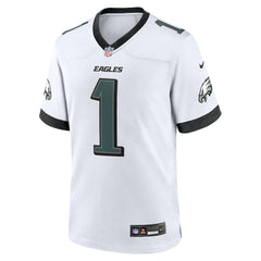 Jalen Hurts Philadelphia Eagles White Game Jersey White - Nike