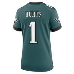 Jalen Hurts Philadelphia Eagles Women's Team Game Jersey Midnight Green - Nike